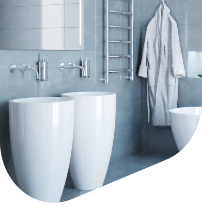 Bathroom, kitchen hardware