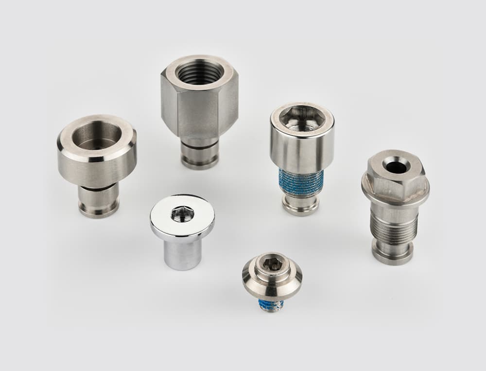 Titanium CNC Turned Parts (Swiss-Type) Titanium CNC Turned Parts (Swiss-Type)