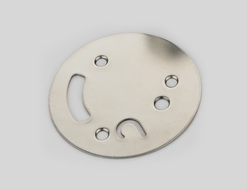 Custom Stamped Door Stop Base Plates Custom Stamped Door Stop Base Plates